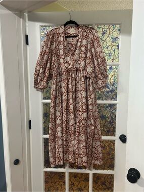 Maya Midi Dress Caramel